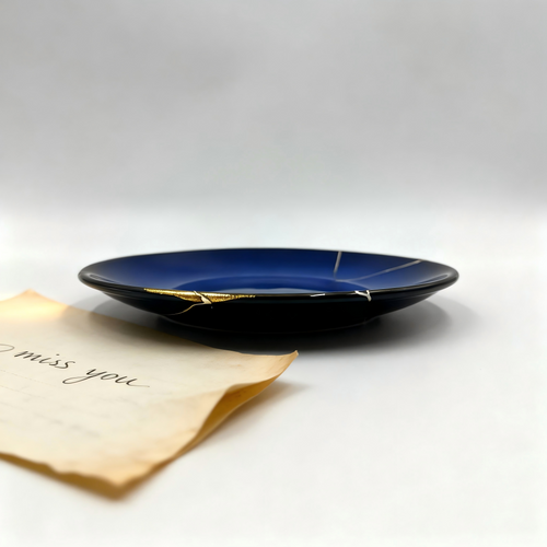 Golden Repaired Plate